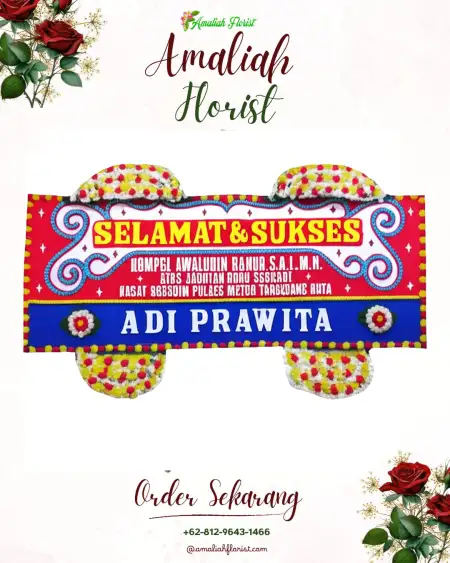 Papan Bunga Ucapan Selamat Tuahmadani